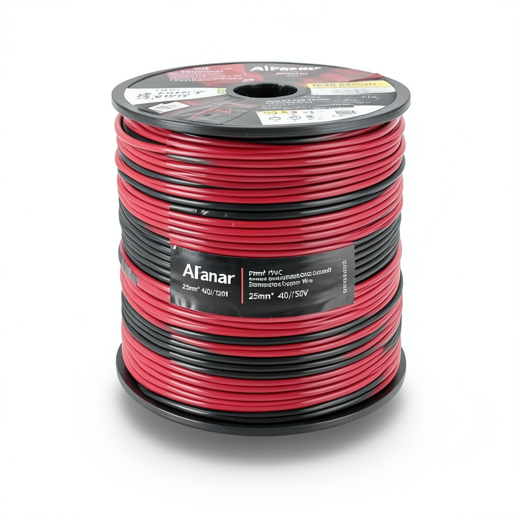 PVC Insulated Stranded Copper Wire 25mm, 450/750V, 300ft Length | Al Fanar
