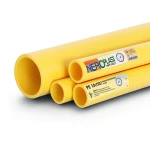 مواسير HDPE PE 100 ضغط 4 بار قطر خارجي 200 مم سمك 4.9 مم لون أصفر | نيبروبلاست