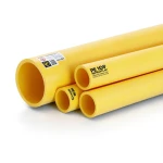 مواسير HDPE PE 100 ضغط 4 بار قطر 250 مم سمك 6.2 مم لون أصفر | نيبروبلاست