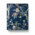 Wall decoration floral design, size 10 m x 0.53 m, dark blue color, model 28849