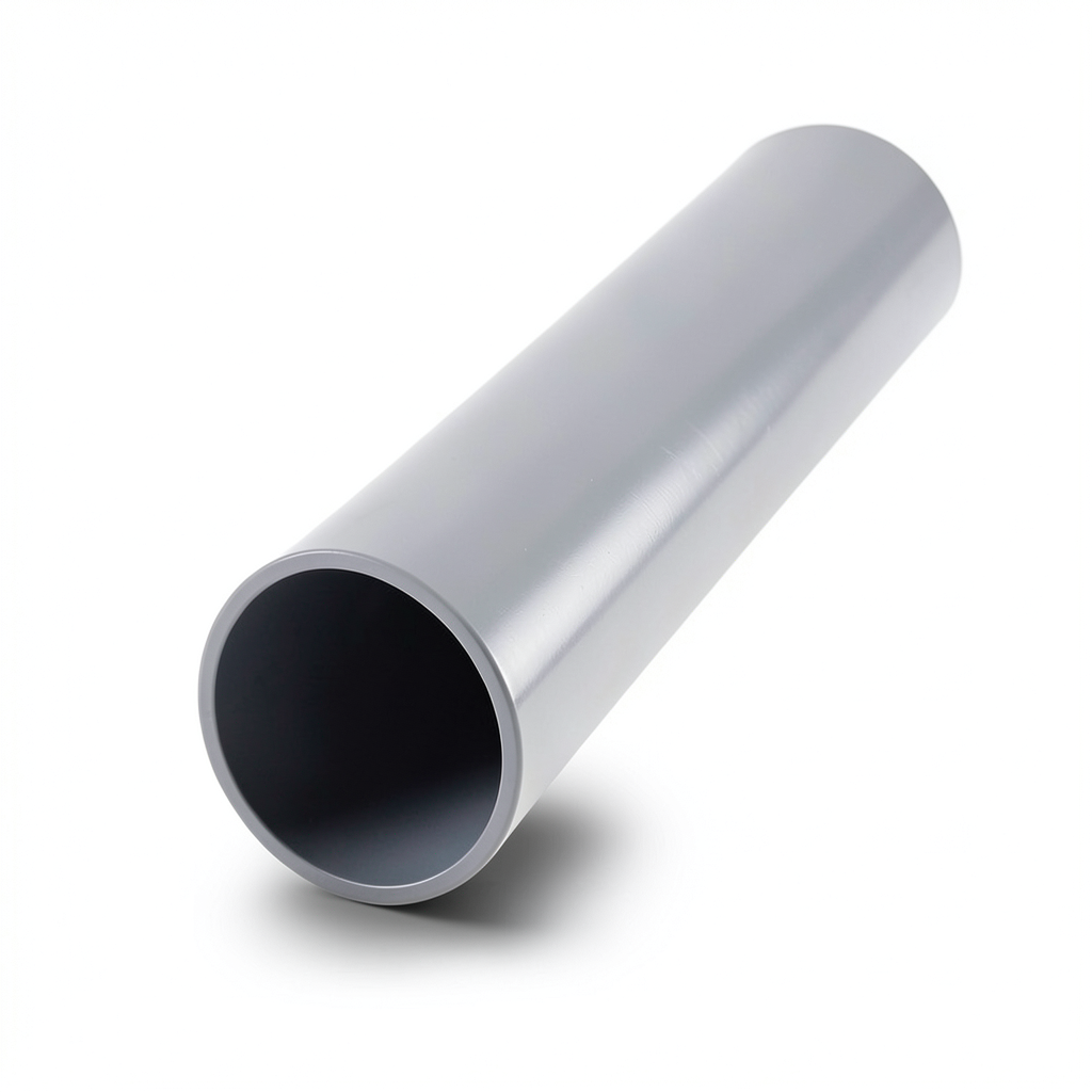 UPVC Pipes Nominal Pressure 4 Bar Outside Diameter 180 mm Thickness 3.6 mm Gray
