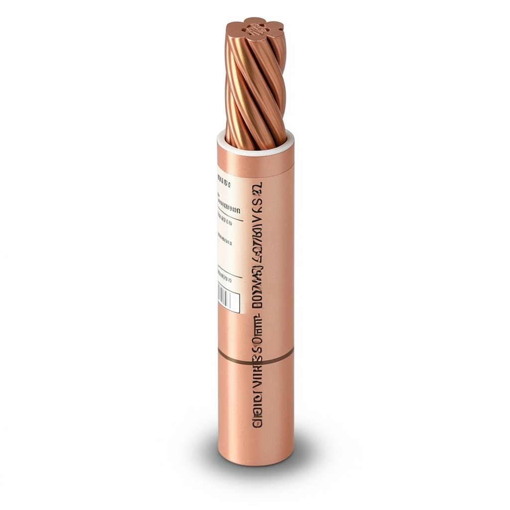 Stranded Copper Wire 50 mm2 450/750V PVC Insulation 300ft Length | Al Fanar