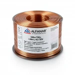 Electrical Stranded Wire Coil 500mm2 450/750V, Copper Conductor 3.38mm Diameter, PVC Insulation | Alfanar