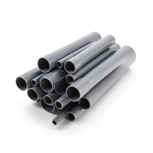 UPVC Pipes Nominal Pressure 4 Bar Outside Diameter 180 mm Thickness 3.6 mm Gray