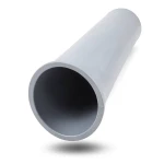 مواسير UPVC ضغط 4 بار قطر خارجي 450 مم سمك 8.9 مم لون رمادي