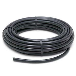 لفة أنابيب HDPE ضغط 12.5 بار PE 80 قطر خارجي 110 مم SDR 11 لون أسود