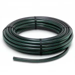 لفة أنابيب HDPE ضغط  3.9 بار [PE 63] قطر خارجي 50 مم  SDR 21  لون اسود مع خط اخضر | مصنع المنى
