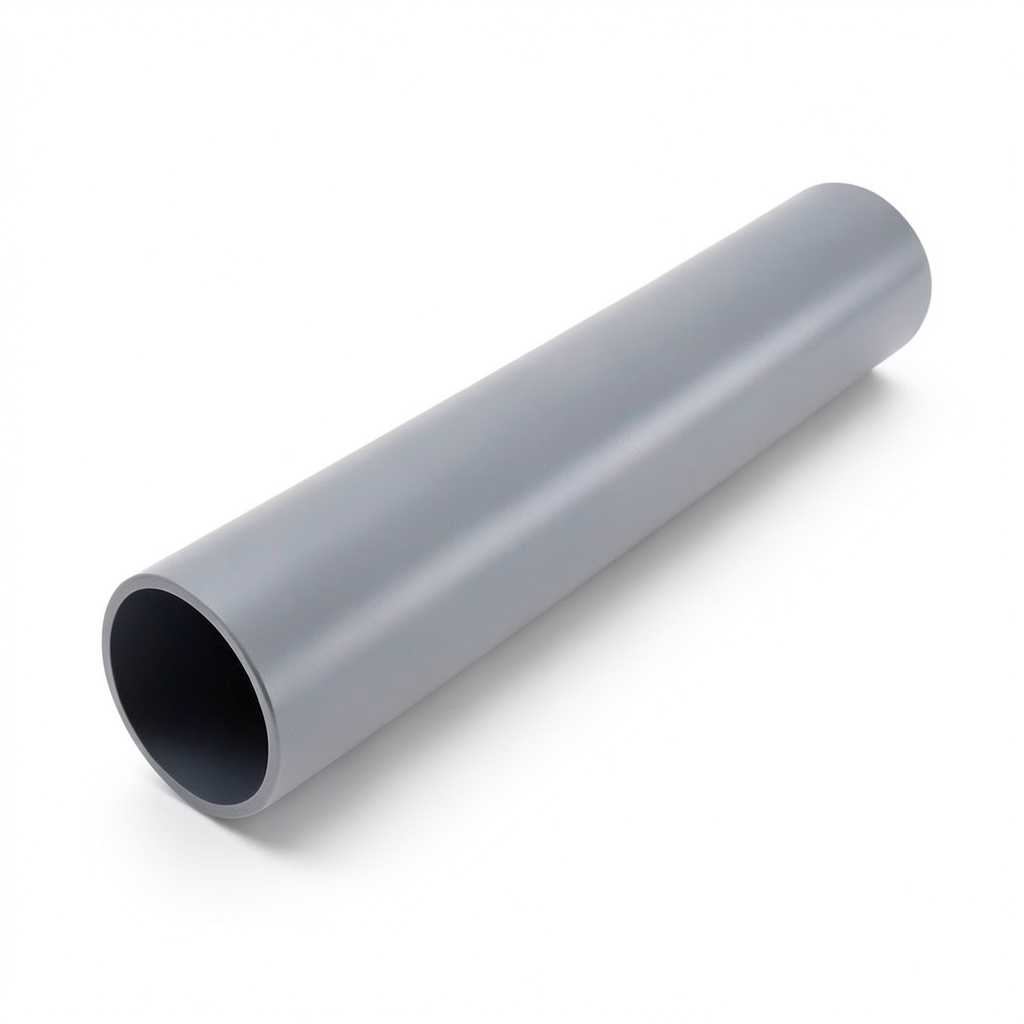 UPVC Pipes Pressure 4 Bar Outside Diameter 250 mm Thickness 4.9 mm Gray
