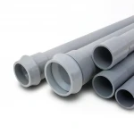 انابيب UPVC الوطنية ضغط 16 بار  قطر خارجي 280 مم سمك 16.6 مم لون رمادي