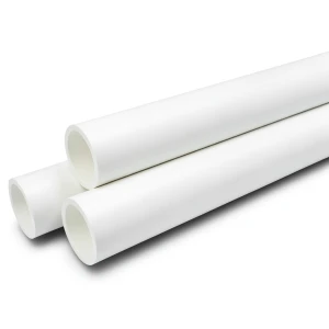 مواسير UPVC صرف ونفايات ½1 إنش سمك 3.68 مم لون أبيض