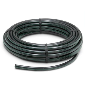 لفة أنابيب HDPE ضغط 16 بار PE 80 قطر خارجي 16 مم SDR 9 لون أسود