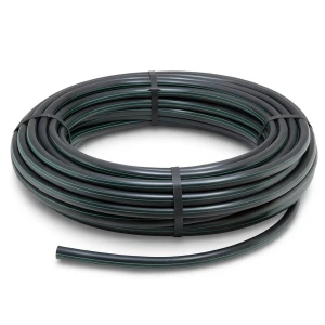 لفة أنابيب HDPE ضغط 16 بار PE 80 قطر خارجي 20 مم SDR 9 لون أسود