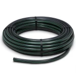 HDPE Plastic Coil Pipe 16 Bar Pressure PE 80 32 mm Diameter SDR 9 Black