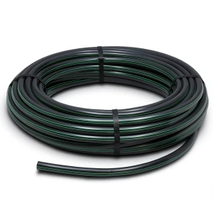 لفة أنابيب بلاستيك HDPE ضغط 16 بار [PE 80] قطر خارجي 32 مم SDR 9 لون أسود