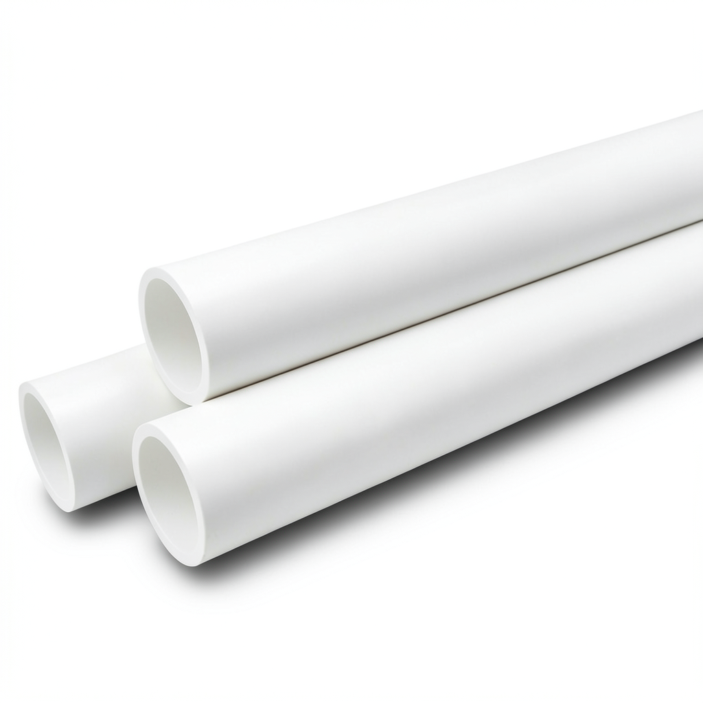 Pressure UPVC Pipes 6.9 Bar 4 inch 2.80 mm Thickness White