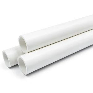 انابيب ضغط UPVC بضغط اسمي 6.9 بار مقاس 6 إنش سمك 4.11 مم لون أبيض