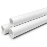 أنابيب ضغط UPVC مقاس ½1 إنش سمك 1.52 مم لون أبيض ضغط 8.6 بار
