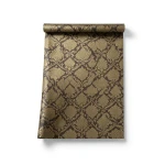 Italian Wallpaper Dark Gold Patterned Design, Size 10mx0.70m, Model 15043
