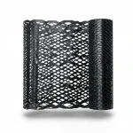 Hot Rolled (Black) Steel Expanded Metal Mesh  [Mazyoon] Thickness 1.4 mm Width 1.22 meter Length 7 meter | Bait Al Tatawor Company