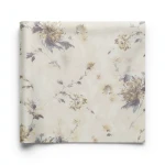 Italian Wall Covering Floral Design 10m x 1.06m Pale Beige