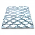 Galvanized Steel Expanded Metal Mesh  [Mazyoon] Thickness 1.2 mm Width 1.22 meter Length 2 meter | Bait Al Tatawor Company