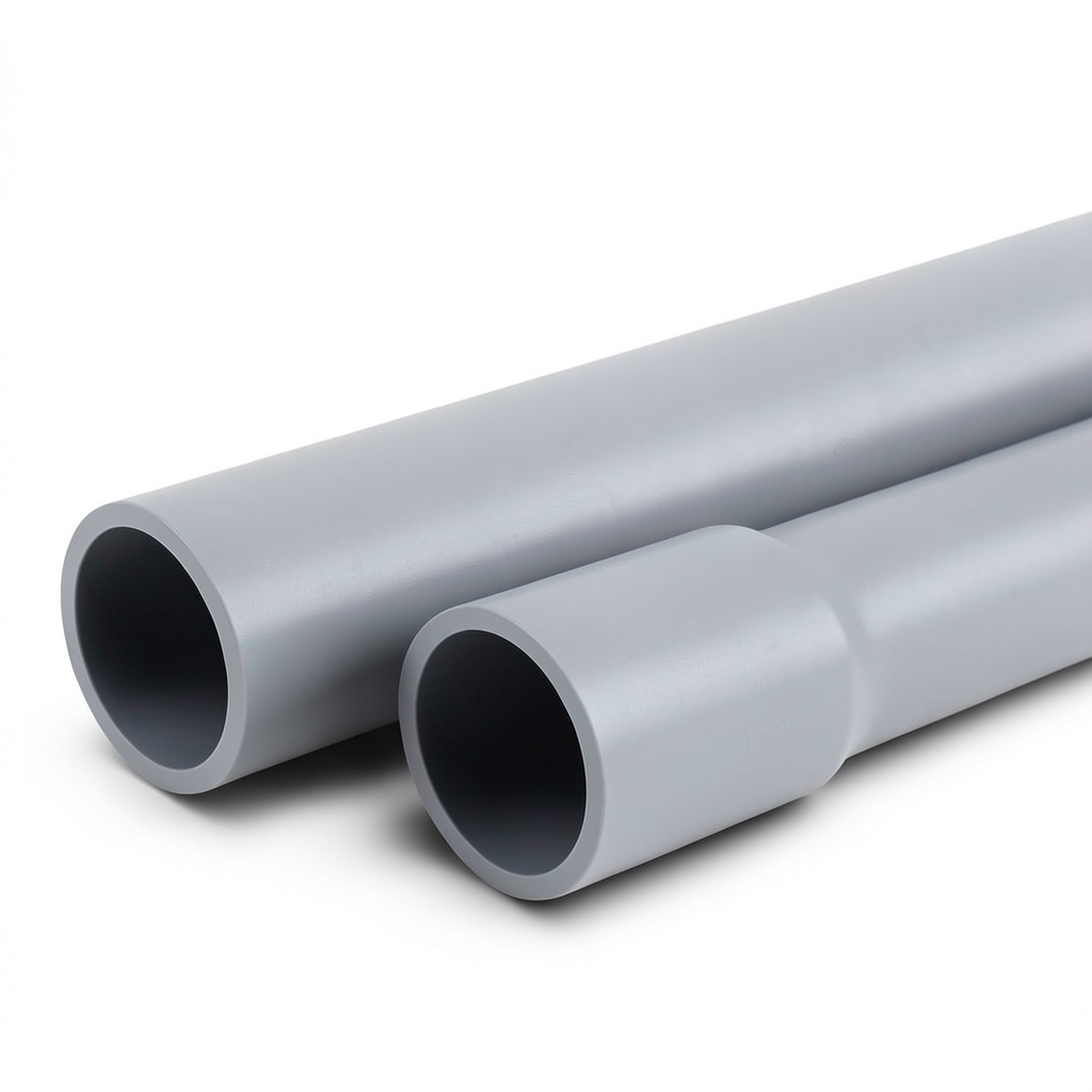 UPVC Pipes Irrigation Systems Nominal Pressure 10 Bar Outside Diameter 560 mm Thickness 26.70 mm Gray