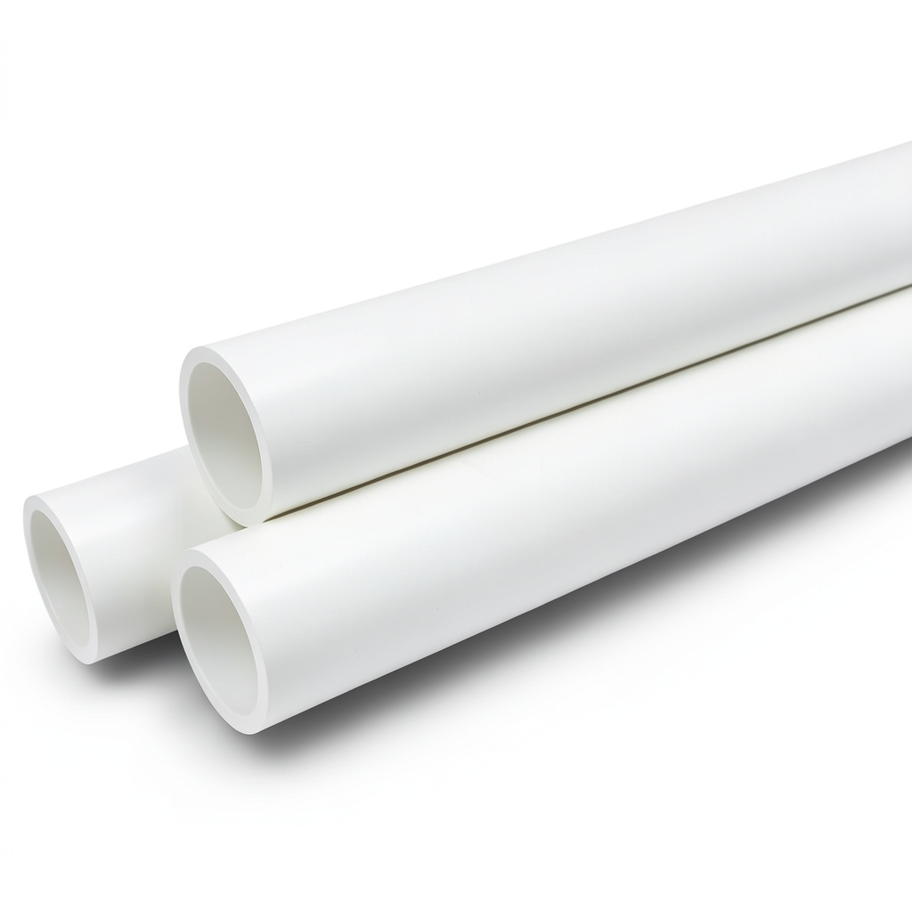 مواسير UPVC صرف ونفايات ¼1 إنش سمك 3.56 مم لون أبيض