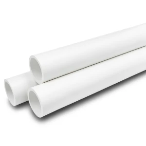 مواسير UPVC صرف ونفايات ½1 إنش سمك 3.68 مم لون أبيض