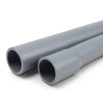 مواسير UPVC ضغط 10 بار قطر خارجي 630 مم سمك 30.00 مم لون رمادي