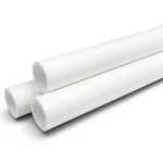 مواسير UPVC صرف ونفايات ½1 إنش سمك 3.68 مم لون أبيض