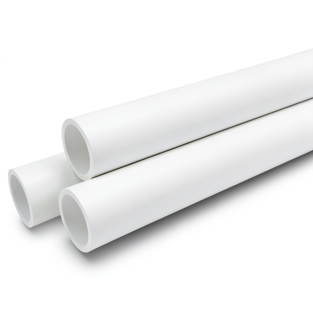 UPVC Pipes Drain Waste Vent 6 inch Thickness 7.11 mm White