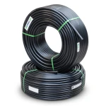أنابيب HDPE PE 100 ضغط 4 بار قطر خارجي 63 مم سمك 1.8 مم لون أسود | نيبروبلاست