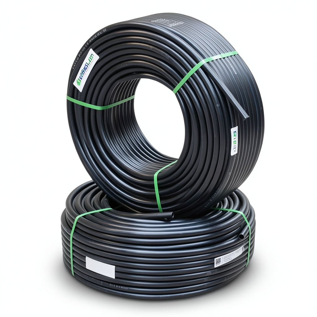 أنابيب HDPE PE 100 ضغط 4 بار قطر خارجي 63 مم سمك 1.8 مم لون أسود | نيبروبلاست