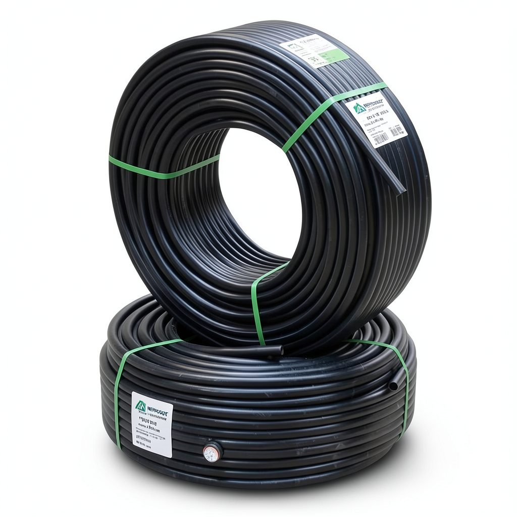 HDPE Pipes PE 100 Pressure 4 Bar Outside Diameter 75 mm Thickness 1.9 mm Black | NEPROPLAST