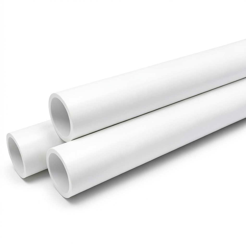 Pressure Pipes UPVC Nominal Pressure 6.9 Bar Size 6 inch Thickness 4.11 mm White