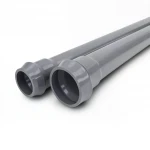UPVC Pipes Al Watania Nominal Pressure 16 Bar Outside Diameter 250 mm Thickness 14.8 mm Gray Colour