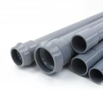 مواسير UPVC الوطنية ضغط 16 بار  قطر خارجي 355 مم سمك 21.1 مم لون رمادي