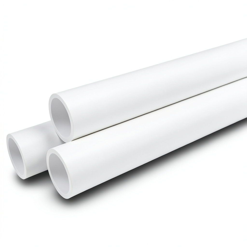 أنابيب ضغط UPVC 8.6 بار ¼1 إنش سمك 1.52 مم أبيض
