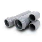 مواسير UPVC الوطنية ضغط 16 بار  قطر خارجي 400 مم سمك 23.7 مم لون رمادي