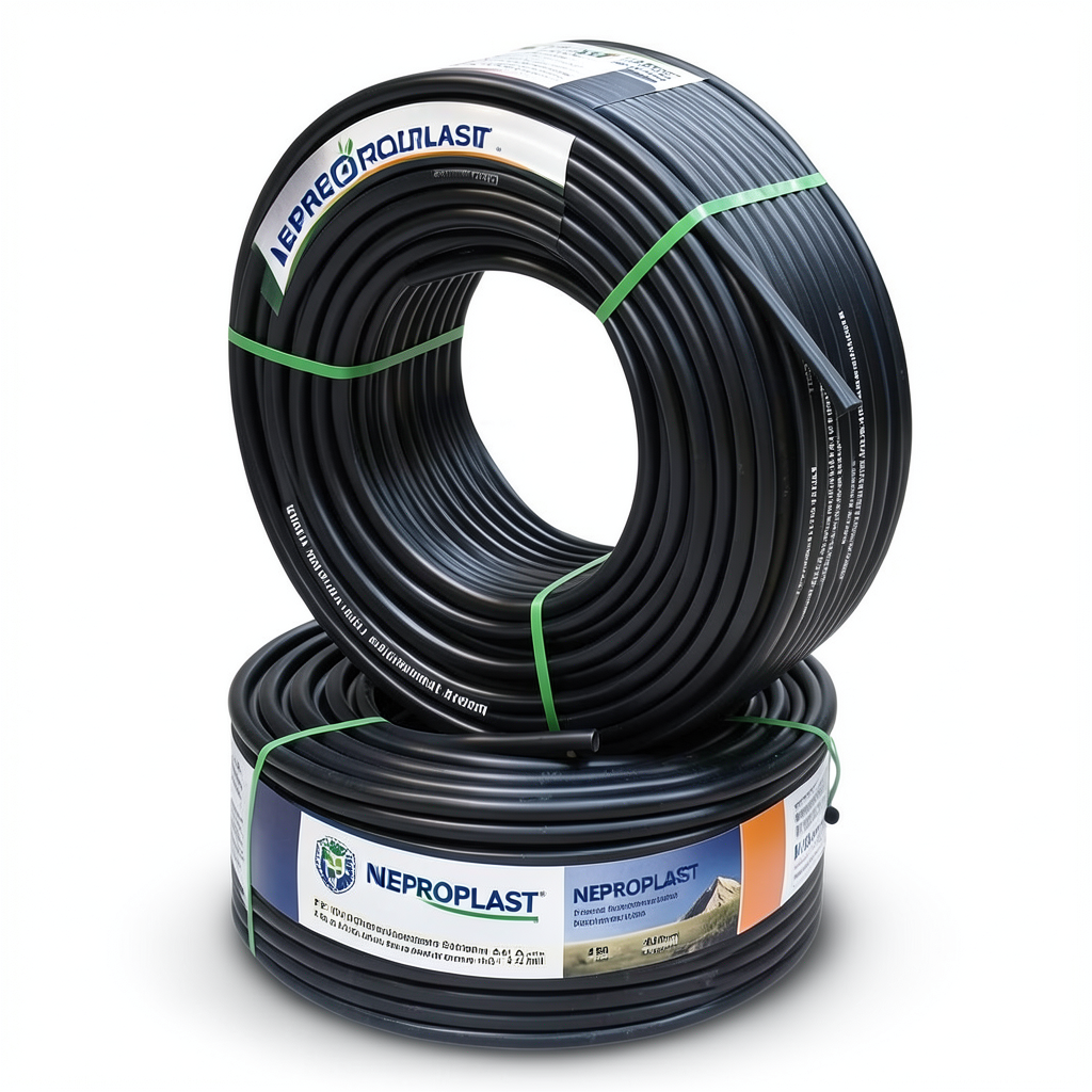 HDPE Pipes PE 100 Pressure 4 Bar Outside Diameter 90 mm Thickness 2.2 mm Black | NEPROPLAST