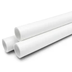 أنابيب ضغط UPVC مقاس ½1 إنش سمك 1.52 مم لون أبيض ضغط 8.6 بار