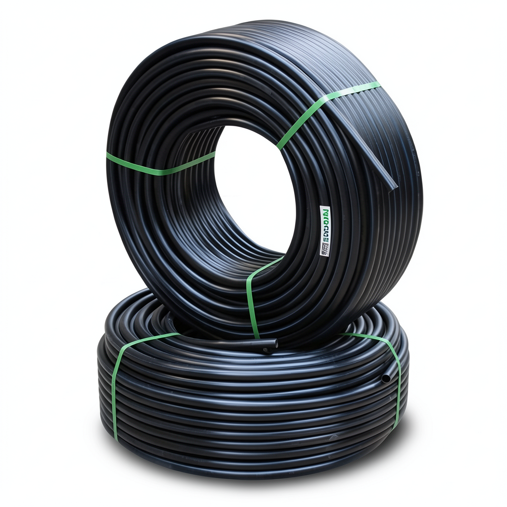 أنابيب HDPE PE 100 ضغط 4 بار قطر خارجي 110 مم سمك 2.7 مم لون اسود | نيبروبلاست