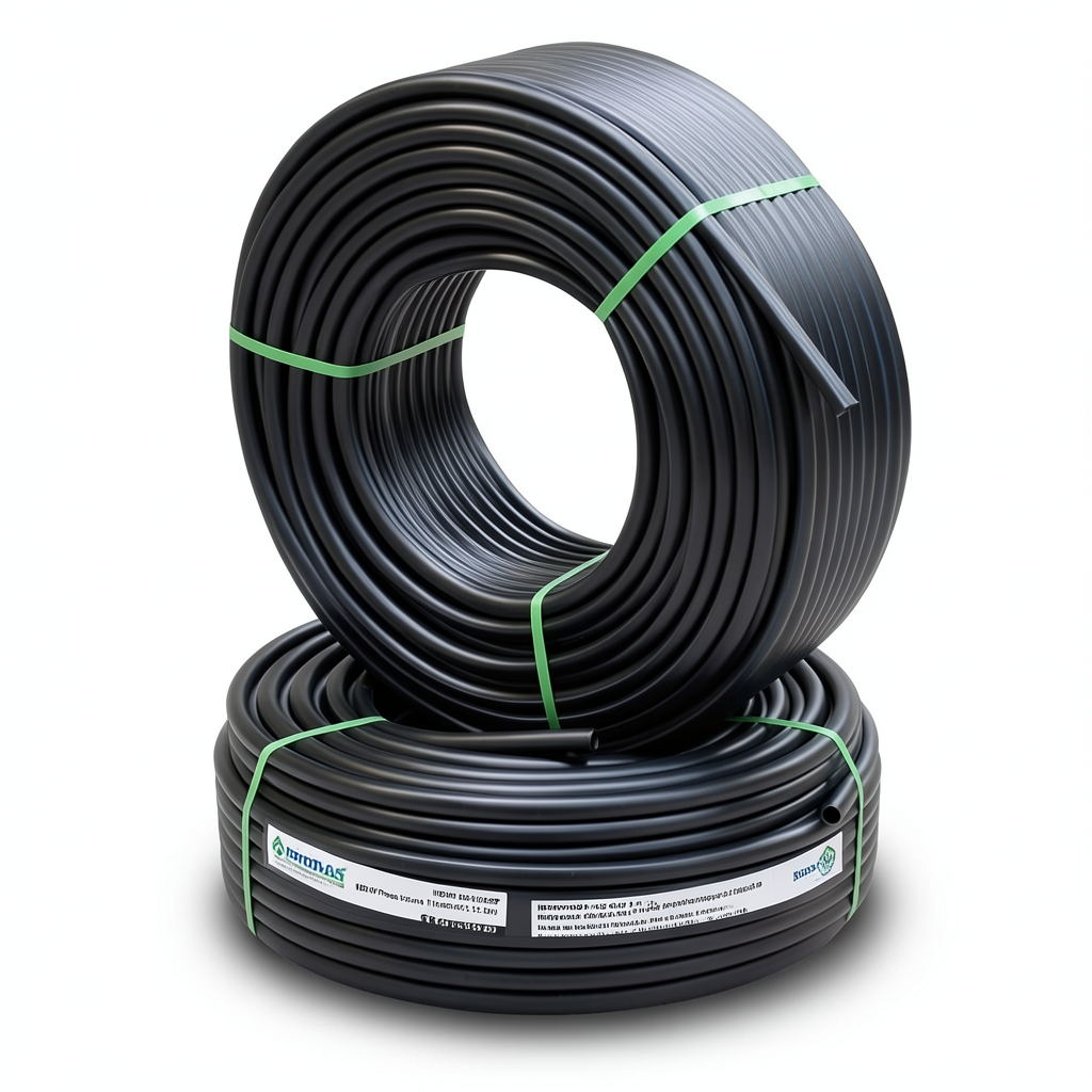 HDPE Pipes PE 100 Pressure 4 Bar Diameter 125 mm Thickness 3.1 mm Black | NEPROPLAST