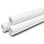 أنابيب ضغط UPVC مقاس ½1 إنش سمك 1.52 مم لون أبيض ضغط 8.6 بار