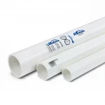 UPVC Pipes ALWatania Factory Nominal Pressure 6.9  Bar Size 8 inch Thickness 5.33 mm White Colour