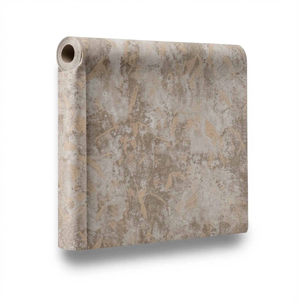 Italian Wallpaper Pattern Design 10m x 1.06m, Brown Color, Model 41352