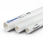 UPVC Pipes ALWatania Company Nominal Pressure 8.6 Bar Size 1½ inch Thickness 52.1 mm White 