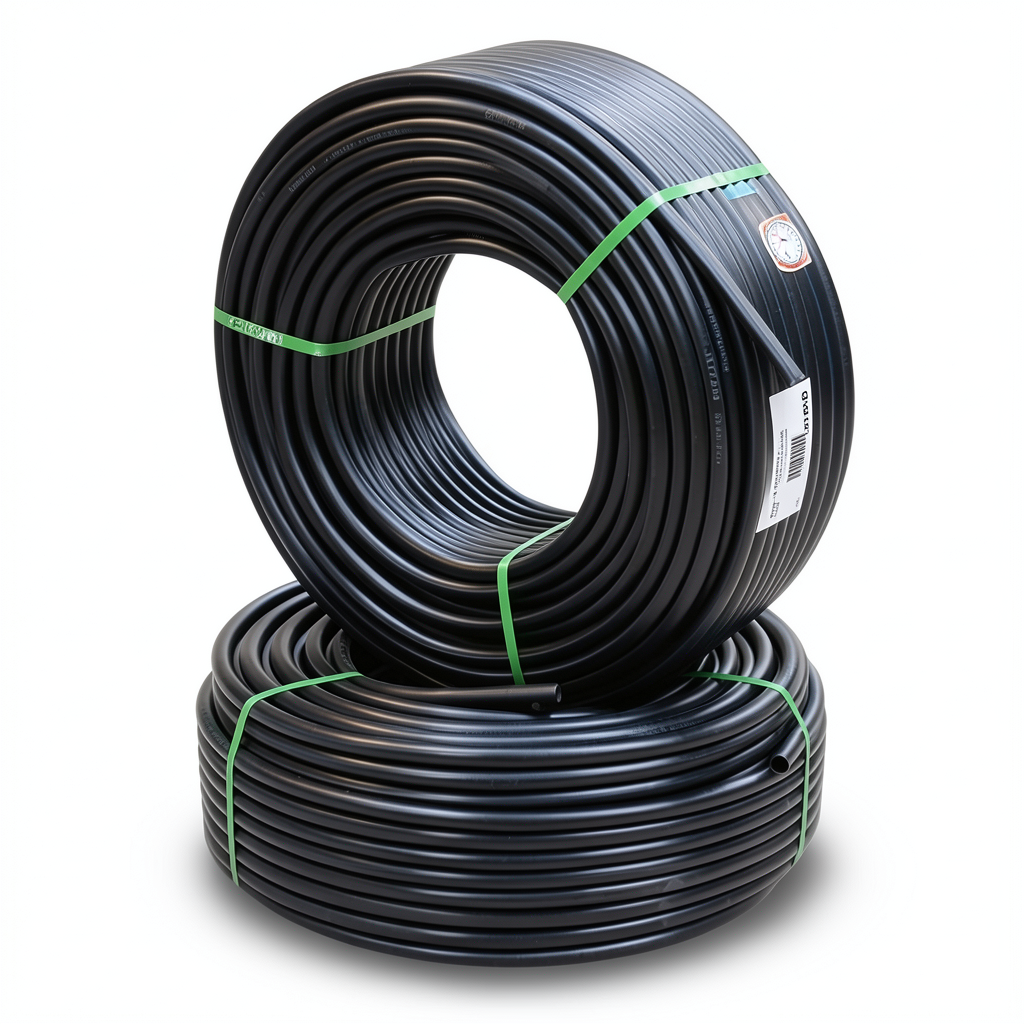 أنابيب HDPE PE 80 ضغط 3.2 بار قطر خارجي 75 مم سمك 1.9 مم لون اسود | نيبروبلاست