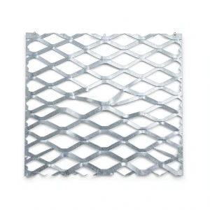 Galvanised Steel Expanded Metal Mesh Bahri Thickness 2 mm Width 2.44 meter Length 6 M