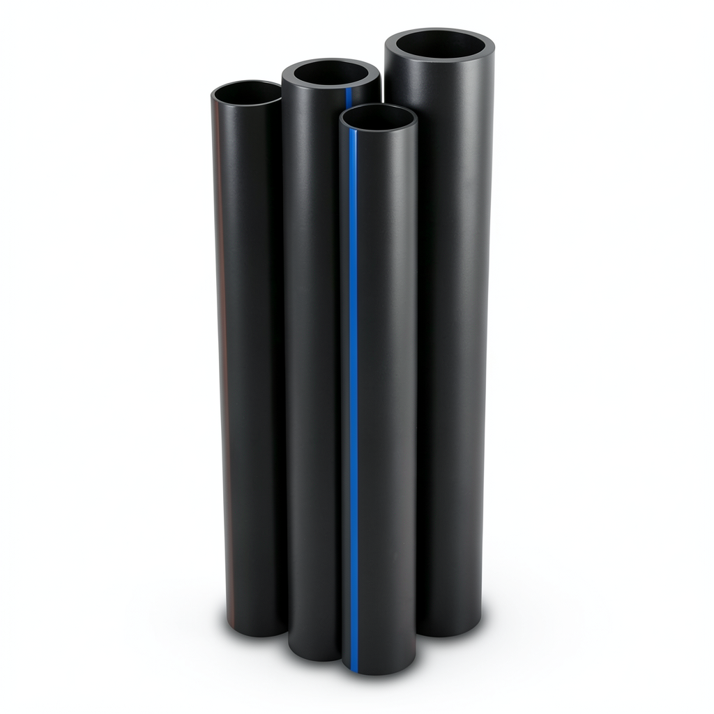 مواسير HDPE PE 100 ضغط 4 بار قطر خارجي 140 مم سمك 3.5 مم لون اسود | نيبروبلاست